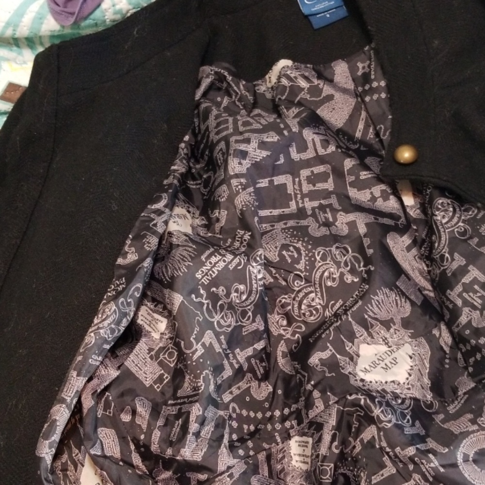 Harry potter Marauders map coat